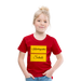Kinder Heavy Cotton T-Shirt Schulkind 2024 mit drei Sternen - Rot