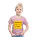 Kinder Heavy Cotton T-Shirt Schulkind 2024 mit drei Sternen - Hellrosa