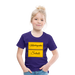 Kinder Heavy Cotton T-Shirt Schulkind 2024 mit drei Sternen - Lila