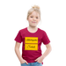 Kinder Heavy Cotton T-Shirt Schulkind 2024 mit drei Sternen - dunkles Pink