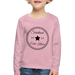 Kinder Premium Langarmshirt Schulkind Erste-Klasse - Hellrosa