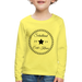 Kinder Premium Langarmshirt Schulkind Erste-Klasse - Gelb