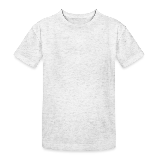 Kinder Heavy Cotton T-Shirt - Personalisierbar - Weiß meliert